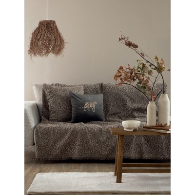 Διακοσμητική μαξιλαροθήκη Throws Collection Rama Moka 55X55 Palamaiki