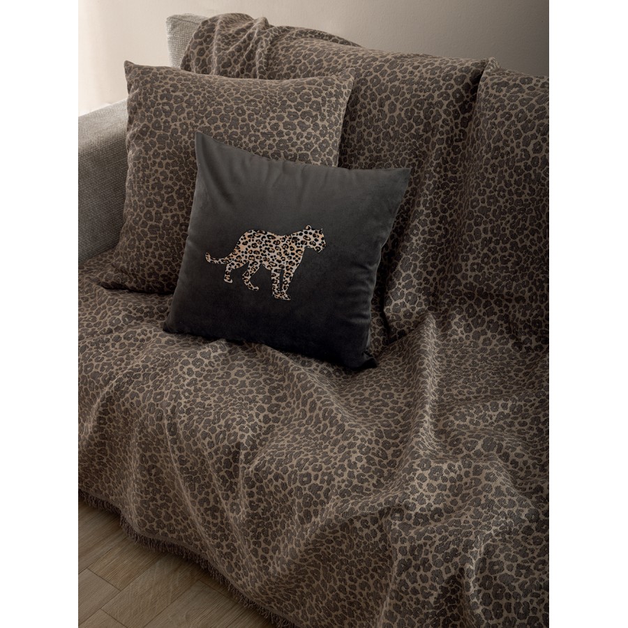Διακοσμητική μαξιλαροθήκη Throws Collection Rama Moka 55X55 Palamaiki