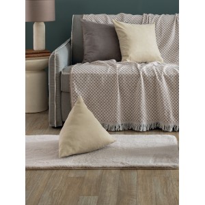 Διακοσμητική μαξιλαροθήκη Pillows Collection AS104 Ivory 43X43X43 Palamaiki