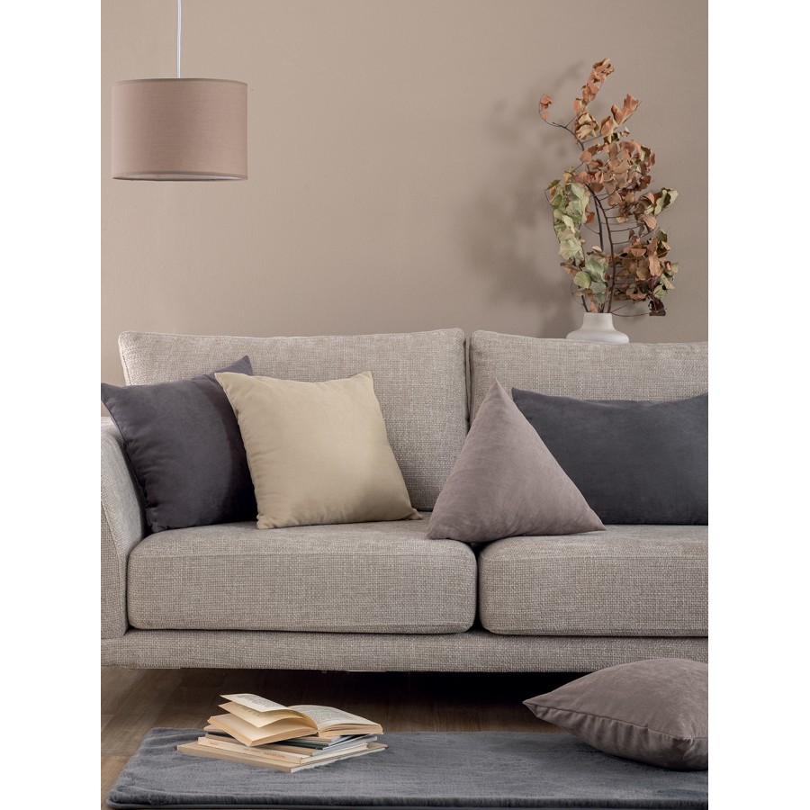 Διακοσμητική μαξιλαροθήκη Pillows Collection AS104 Moka 43X43X43 Palamaiki
