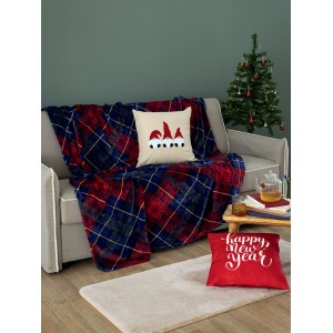 Κουβέρτα Fleece Μονή Christmas Collection Claus 160X220 Palamaiki