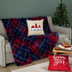 Κουβέρτα Fleece Μονή Christmas Collection Claus 160X220 Palamaiki
