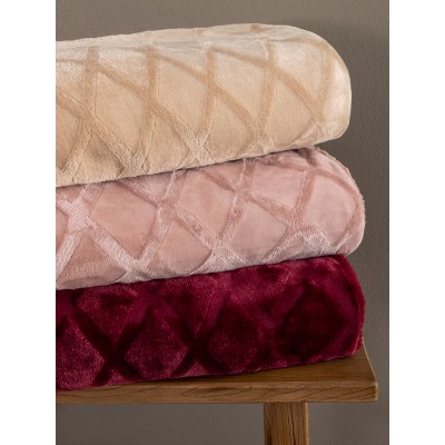 Κουβερτοπάπλωμα King size Comforter Collection Nadine/5 Bordo 240X260 Palamaiki