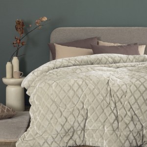 Κουβερτοπάπλωμα King size Comforter Collection Nadine/5 Ice 240X260 Palamaiki
