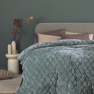 Κουβερτοπάπλωμα King size Comforter Collection Nadine/5 Jade 240X260 Palamaiki