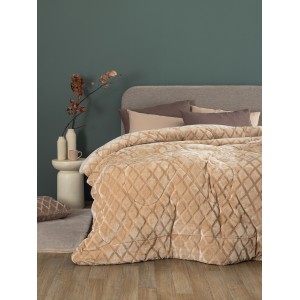 Κουβερτοπάπλωμα King size Comforter Collection Nadine/5 Sand 240X260 Palamaiki Κουβερτοπάπλωμα King size Comforter Collection Nadine/5 Sand 240X260 Palamaiki