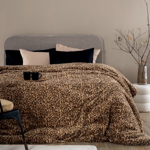 Κουβερτοπάπλωμα Υπέρδιπλο Comforter Collection Deva Beige 220X240 Palamaiki