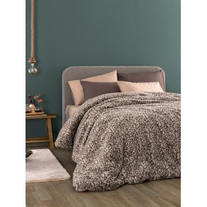 Κουβερτοπάπλωμα Υπέρδιπλο Comforter Collection Deva Grey 220X240 Palamaiki