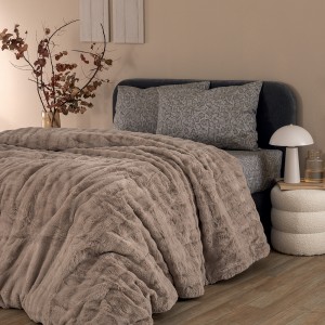 Κουβερτοπάπλωμα Υπέρδιπλο Comforter Collection Ember Beige 220X240 Palamaiki