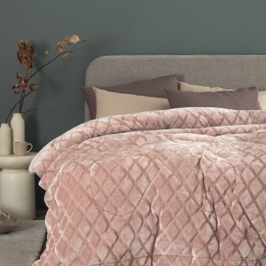 Κουβερτοπάπλωμα Υπέρδιπλο Comforter Collection Nadine/5 Pink 220X240 Palamaiki