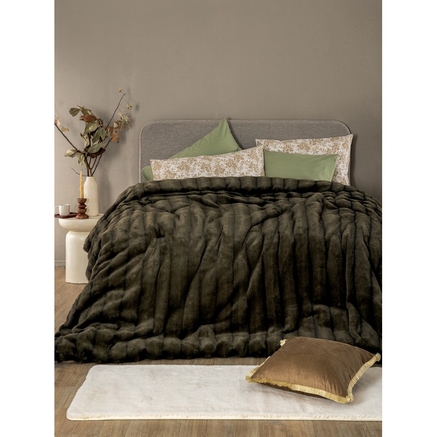 Κουβερτοπάπλωμα Υπέρδιπλο Comforter Collection Cate Green 230X250 Palamaiki