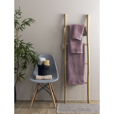Πετσέτα Χεριών Bath Collection Naya Mauve 30X50 Palamaiki