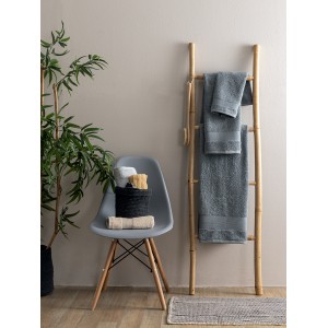 Πετσέτα Σώματος Bath Collection Naya Grey 80X160 Palamaiki