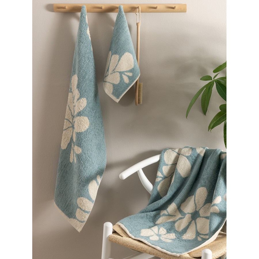 Πετσέτα Προσώπου Bath Collection Lou Sky 50X90 Palamaiki