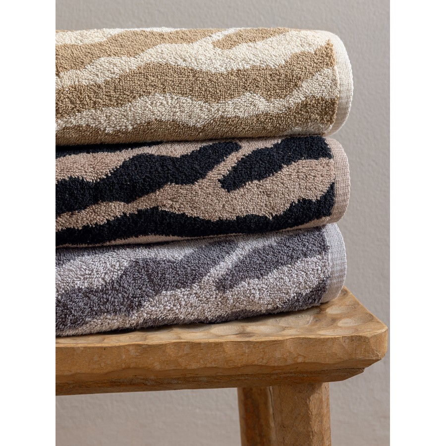 Πετσέτα Προσώπου Bath Collection Zeb Fog 50X90 Palamaiki
