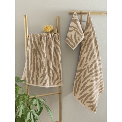 Πετσέτα Προσώπου Bath Collection Zeb Fog 50X90 Palamaiki