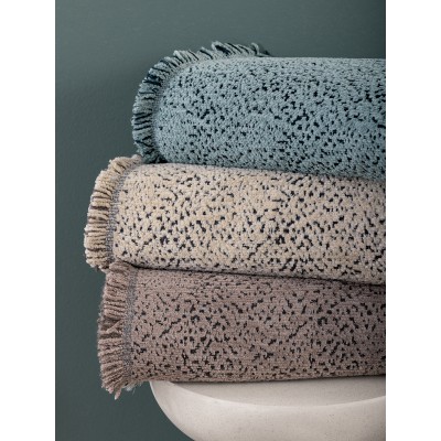 Ριχτάρι Διθέσιου Καναπέ Throws Collection Agni Moka 170X250 Palamaiki