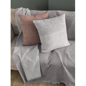 Ριχτάρι Διθέσιου Καναπέ Throws Collection Parva Grey 170X250 Palamaiki