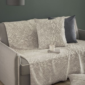 Ριχτάρι Διθέσιου Καναπέ Throws Collection Rade Beige 170X250 Palamaiki