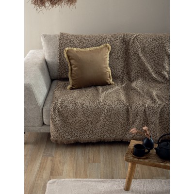 Ριχτάρι Διθέσιου Καναπέ Throws Collection Rama Gold 170X250 Palamaiki