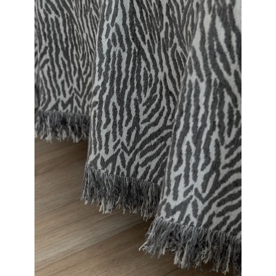 Ριχτάρι Πολυθρόνας Throws Collection Grevi Grey 180X180 Palamaiki
