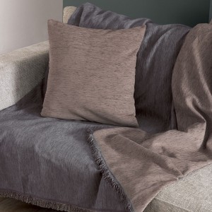 Ριχτάρι Τετραθέσιου Καναπέ Throws Collection Parva Coal 170X320 Palamaiki