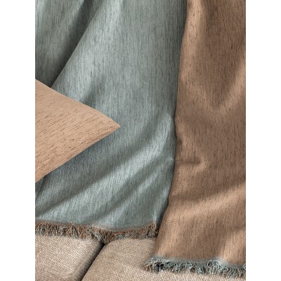 Ριχτάρι Τετραθέσιου Καναπέ Throws Collection Parva Mint 170X320 Palamaiki