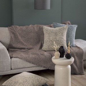 Ριχτάρι Τριθέσιου Καναπέ Throws Collection Agni Moka 170X300 Palamaiki