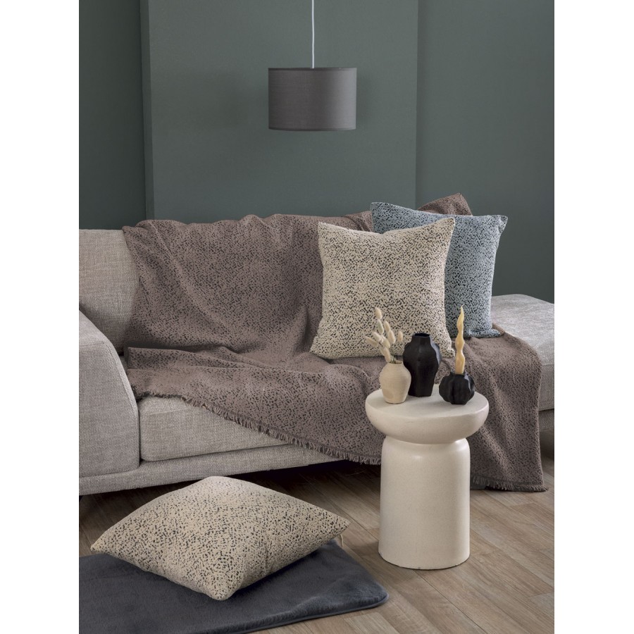 Ριχτάρι Τριθέσιου Καναπέ Throws Collection Agni Moka 170X300 Palamaiki