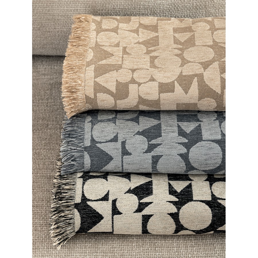 Ριχτάρι Τριθέσιου Καναπέ Throws Collection Mika Beige 180X300 Palamaiki Ριχτάρι Τριθέσιου Καναπέ Throws Collection Mika Beige 180X300 Palamaiki