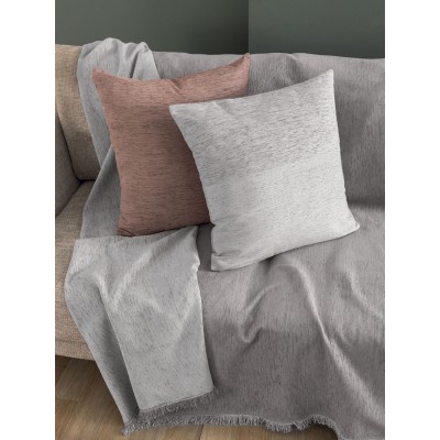 Ριχτάρι Τριθέσιου Καναπέ Throws Collection Parva Grey 170X300 Palamaiki