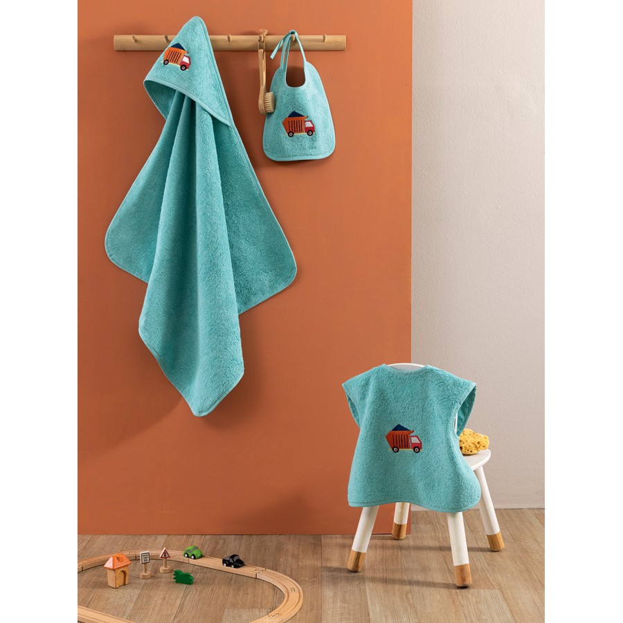 Σετ Λουτρού Βρεφικό Baby Joia BJ566 37X40 - 20X25 - 75X75 Palamaiki