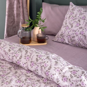 Σετ Σεντόνια Μονά Με λάστιχο Flannel Beauty FB0235 110X200+32 Palamaiki