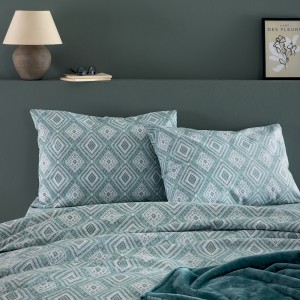 Σετ Σεντόνια Μονά Με λάστιχο Flannel Beauty FB0239 110X200+32 Palamaiki