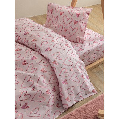 Σετ Σεντόνια Μονά Με λάστιχο My Kingdom Collection MK773 110X200+30 Palamaiki