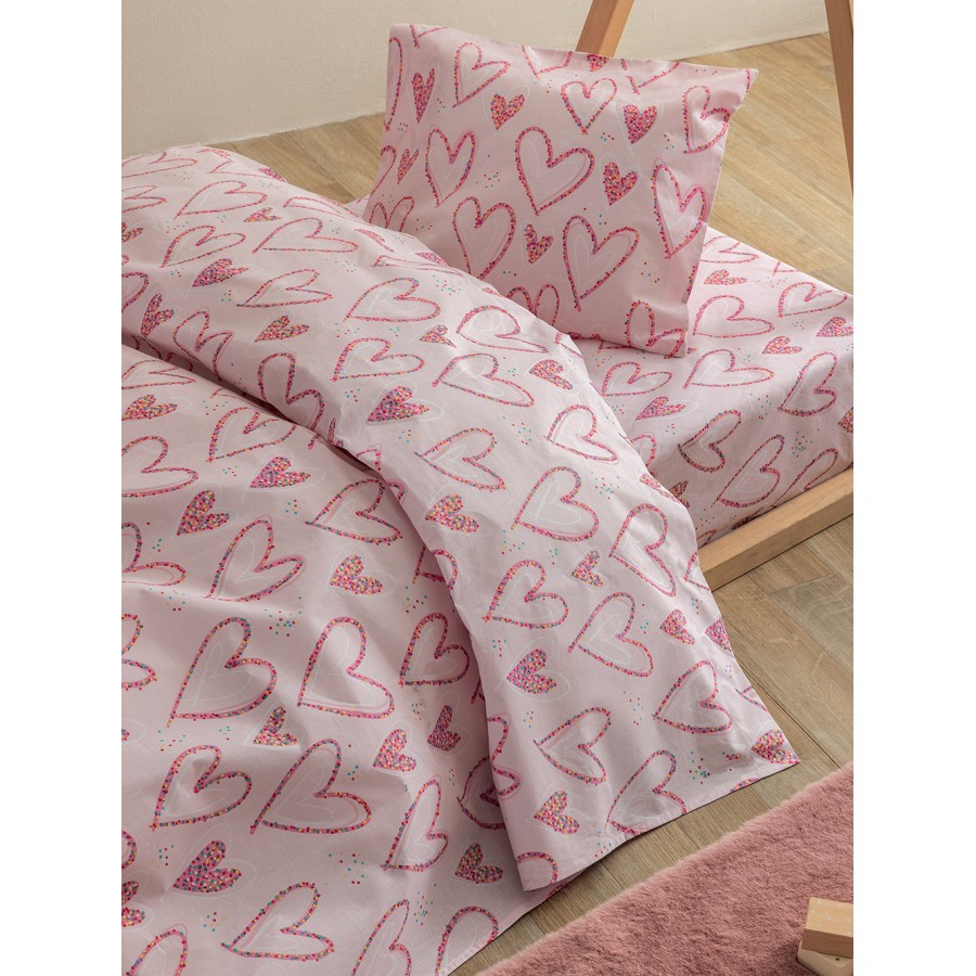 Σετ Σεντόνια Μονά Με λάστιχο My Kingdom Collection MK773 110X200+30 Palamaiki