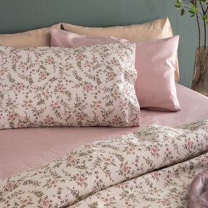 Σετ Παπλωματοθήκη Υπέρδιπλη Flannel Beauty FB0234 240X250 Palamaiki