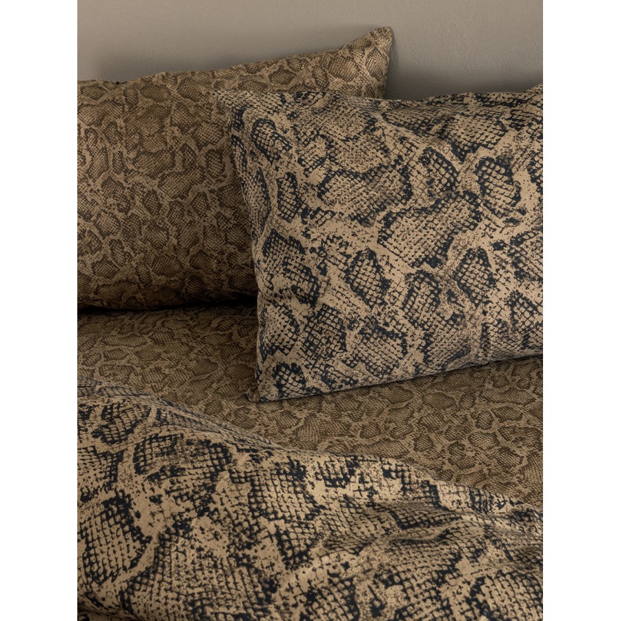 Σετ Παπλωματοθήκη Υπέρδιπλη Flannel Beauty FB0243 240X250 Palamaiki