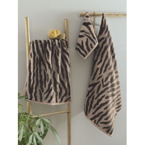 Σετ Πετσέτες Bath Collection Zeb Beige 30X50 - 50X90 - 70X140 Palamaiki