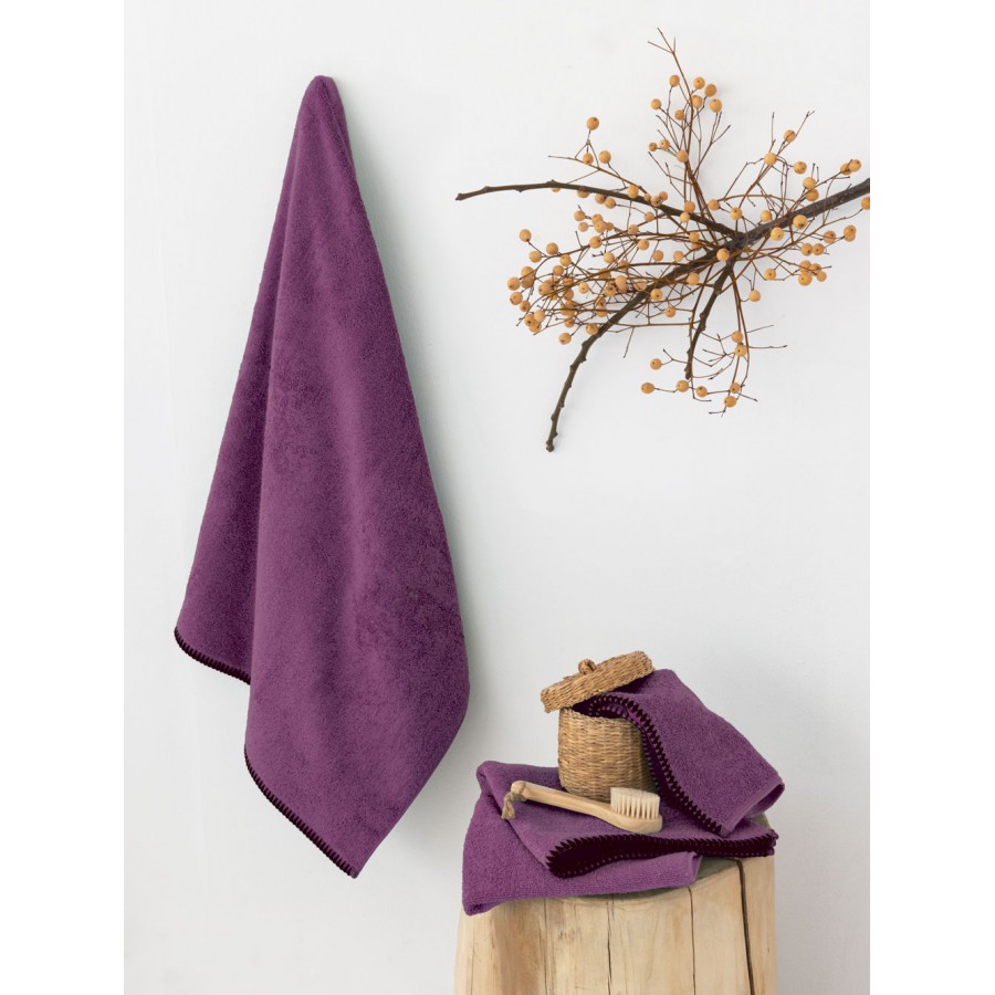 Σετ Πετσέτες Brooklyn Cherry 30X50 - 50X90 - 70X140 Palamaiki