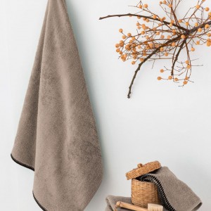 Σετ Πετσέτες Brooklyn Moka 30X50 - 50X90 - 70X140 Palamaiki
