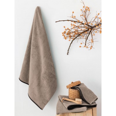 Σετ Πετσέτες Brooklyn Moka 30X50 - 50X90 - 70X140 Palamaiki
