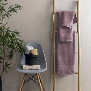 Σετ Πετσέτες Bath Collection Naya Mauve 30X50 - 50X90 - 70X140 Palamaiki