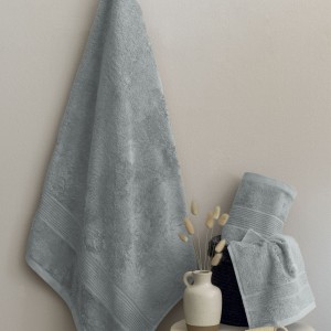 Σετ Πετσέτες Bath Collection Vins Grey 30X50 - 50X100 - 70X140 Palamaiki