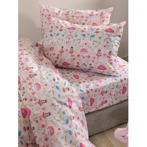 Σετ Σεντόνια Κούνιας Με λάστιχο My Kingdom Collection MK772 75X140+15 Palamaiki