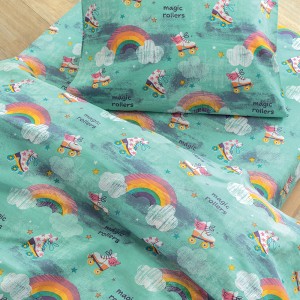 Σετ Σεντόνια Κούνιας Με λάστιχο My Kingdom Collection MK774 75X140+15 Palamaiki Σετ Σεντόνια Κούνιας Με λάστιχο My Kingdom Collection MK774 75X140+15 Palamaiki