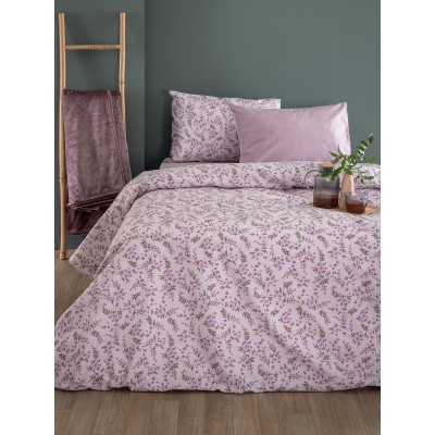Σετ Σεντόνια Υπέρδιπλα Flannel Beauty FB0235 240X265 Palamaiki