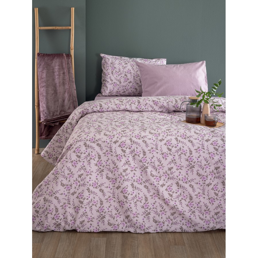 Σετ Σεντόνια Υπέρδιπλα Flannel Beauty FB0235 240X265 Palamaiki