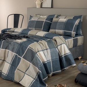 Σετ Σεντόνια Υπέρδιπλα Flannel Beauty FB0236 240X265 Palamaiki