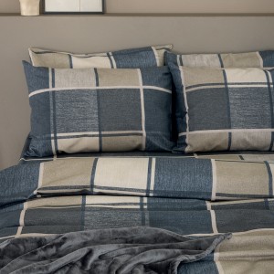 Σετ Σεντόνια Υπέρδιπλα Με λάστιχο Flannel Beauty FB0236 170X200+32 Palamaiki